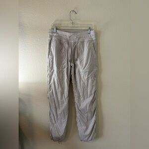 lululemon athletica white dance studio pants